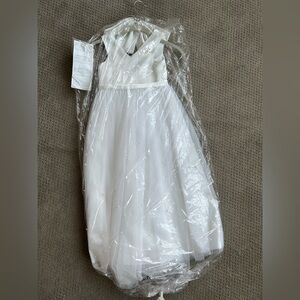 JJs House White Formal Kids Dress